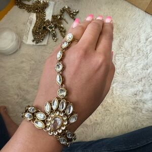 Hand bracelet (Haath bandh). Indian jewelery